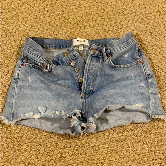 Agolde - Trendy Denim Shorts - Size 25